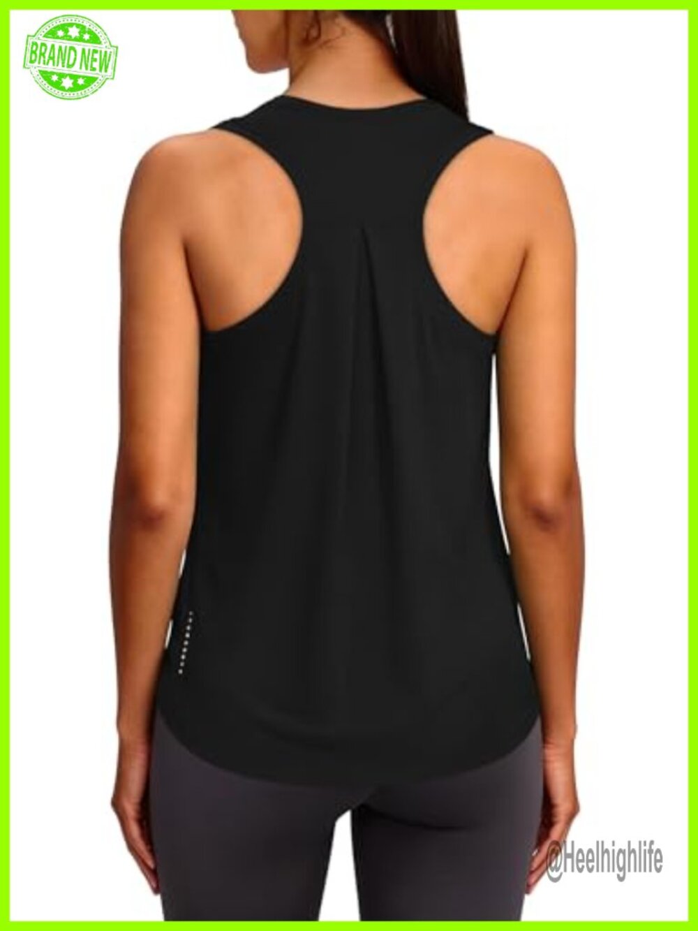 Women's Racerback Tank Top Quick Dry UPF 50+ Athletic Yoga Gym Shirt